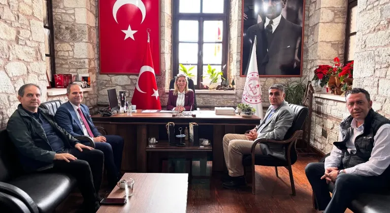 İLÇE MİLLİ EĞİTİME ZİYARETLER DEVAM EDİYOR