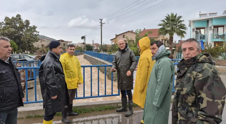 KAYMAKAM AYDIN SAHADA İNCELEMELERDE BULUNDU